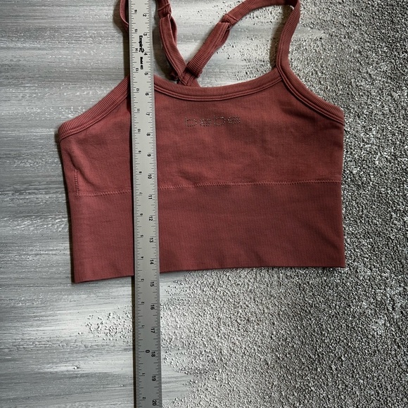 Bebe Sport Rust Ribbed Tank - Picture 8 of 9